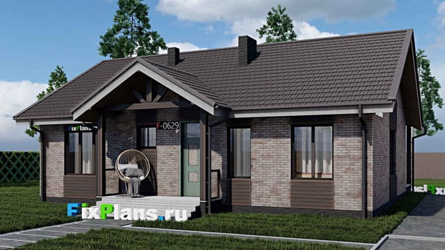 Одноэтажный дом F - 0629